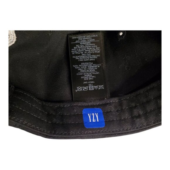NEW GAP x KANYE WEST x YEEZY Cap Black, Silver & White - Picture 4 of 8